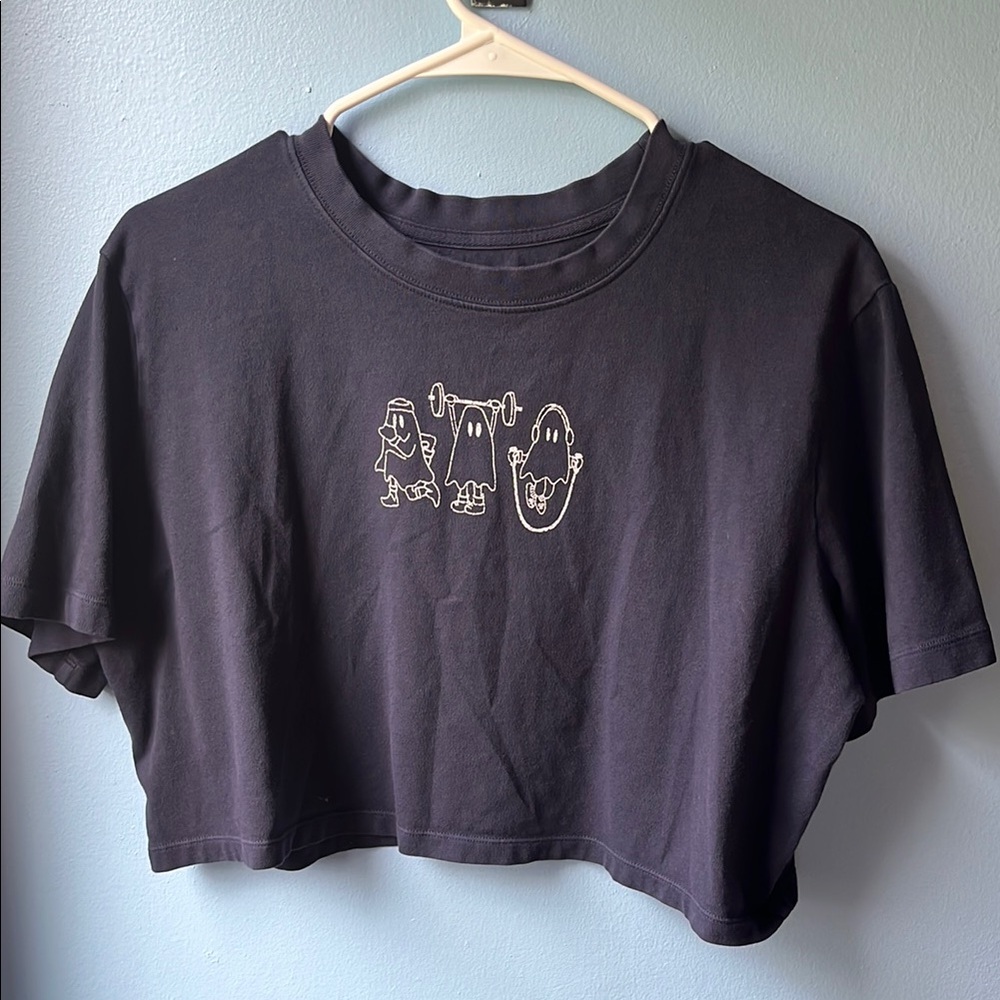 Aerie Cropped Ghost Shirt